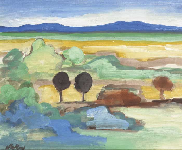 THREE BROWN TREES by Markey Robinson (1918-1999) at Whyte's Auctions