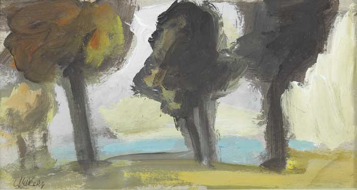 LANDSCAPE WITH TREES by Markey Robinson (1918-1999) at Whyte's Auctions