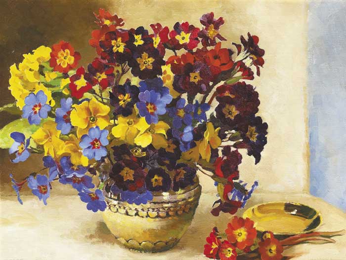 PRIMULA, 1950 by Geraldine O'Brien (1922-2014) at Whyte's Auctions
