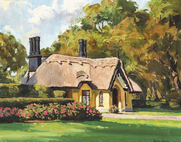 ESTATE COTTAGE, KILLARNEY by Robert Taylor Carson sold for 800 at Whyte's Auctions