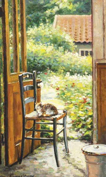 CAT NAP, 2001 by Senan O'Brien sold for 1,200 at Whyte's Auctions