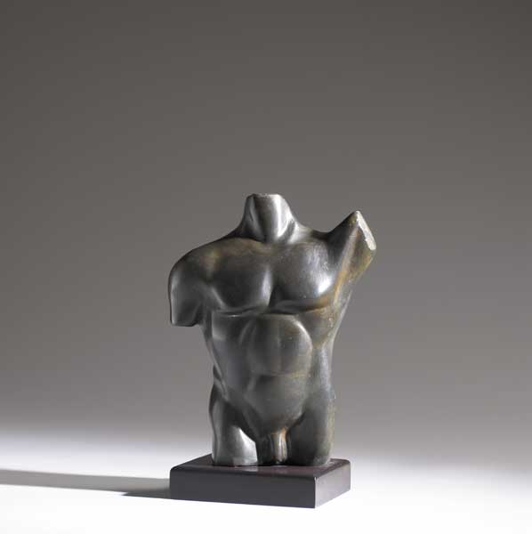 MALE TORSO by Cynthia Moran Killeavy sold for 2,100 at Whyte's Auctions