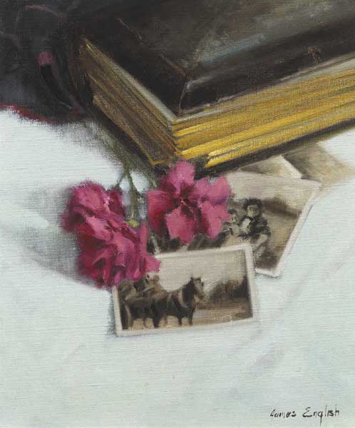 THE OLD PHOTOGRAPH ALBUM by James English RHA (b.1946) at Whyte's Auctions