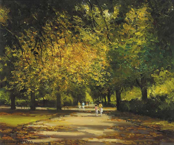 SAINT STEPHEN'S GREEN, DUBLIN, 1989 by Norman J. McCaig (1929-2001) at Whyte's Auctions