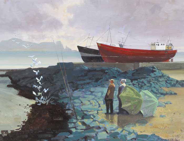 "FIRST CAST", HOWTH, DUBLIN by John Francis Skelton (b.1954) at Whyte's Auctions