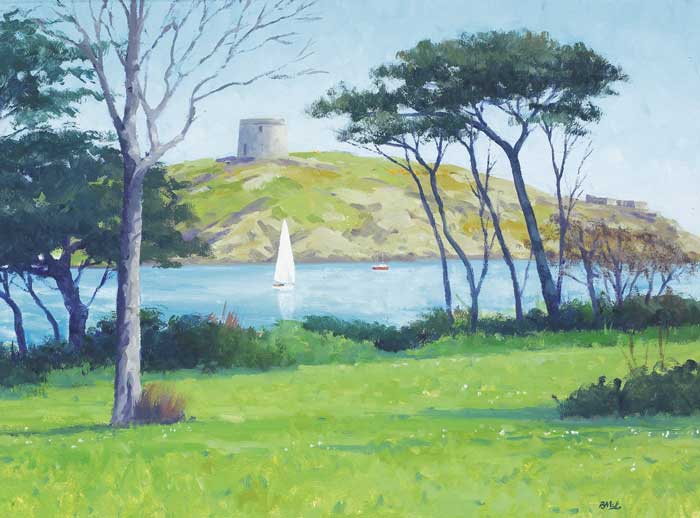 VIEW OF DALKEY ISLAND by Brett McEntagart RHA (b.1939) at Whyte's Auctions