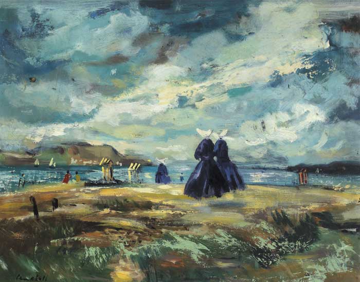 AT THE WATER'S EDGE by George Campbell RHA (1917-1979) at Whyte's Auctions