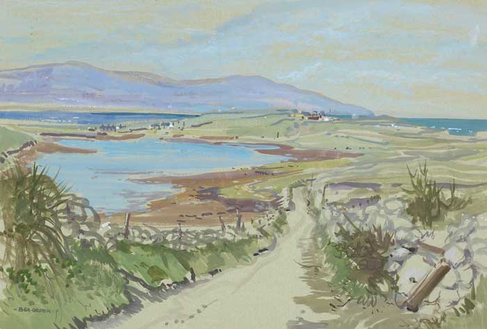 WEST OF IRELAND LANDSCAPE by Bea Orpen sold for �1,050 at Whyte's Auctions