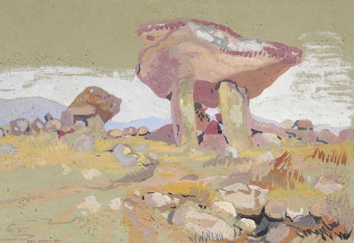 KILCLOONEY DOLMEN, COUNTY DONEGAL, 1957 by Bea Orpen sold for �1,000 at Whyte's Auctions