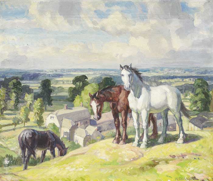 WEST LEAZE, SWINDON by Harold Dearden (British, 1888-1962) at Whyte's Auctions