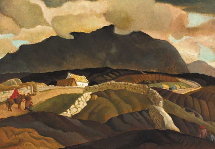 ROAD TO THE BLACK HILL, DONEGAL by Harry Epworth Allen RBA (1894-1958) RBA (1894-1958) at Whyte's Auctions