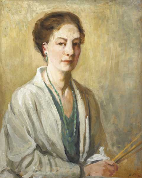 SELF PORTRAIT, c.1906 by Eva Henrietta Hamilton (1876-1960) (1876-1960) at Whyte's Auctions