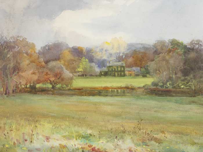 KILMURRY HOUSE, VIEW FROM THE LAKE by Mildred Anne Butler RWS (1858-1941) at Whyte's Auctions