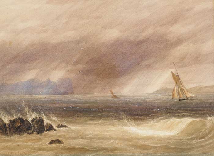 HORN HEAD, COUNTY DONEGAL, 1857 by Andrew Nicholl RHA (1804-1886) RHA (1804-1886) at Whyte's Auctions