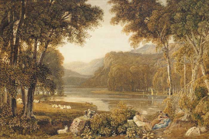 ARCADIA by George Barret Junior (1767-1842) Junior (1767-1842) at Whyte's Auctions