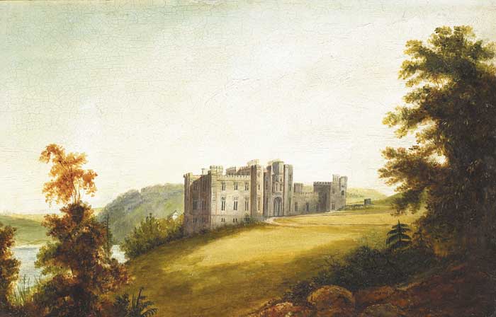STRANCALLY CASTLE, ON THE BLACKWATER, COUNTY WATERFORD, 1843 by Helen Perceval sold for �1,050 at Whyte's Auctions