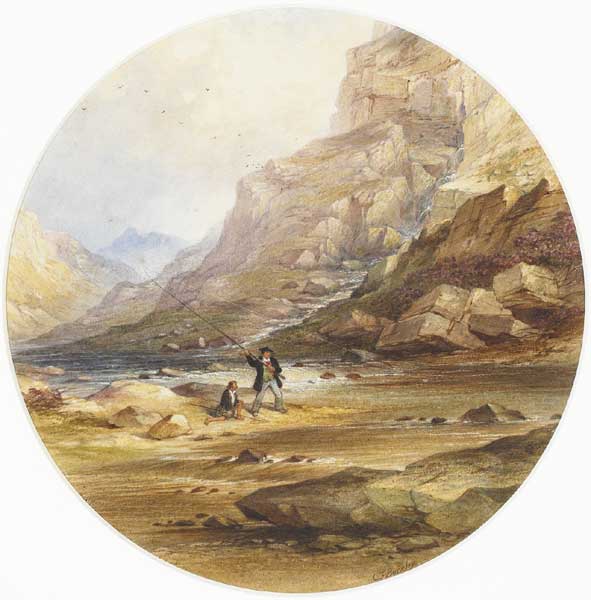 ANGLERS BY THE ROCKS by Charles Frederick Buckley (1812-1869) at Whyte's Auctions