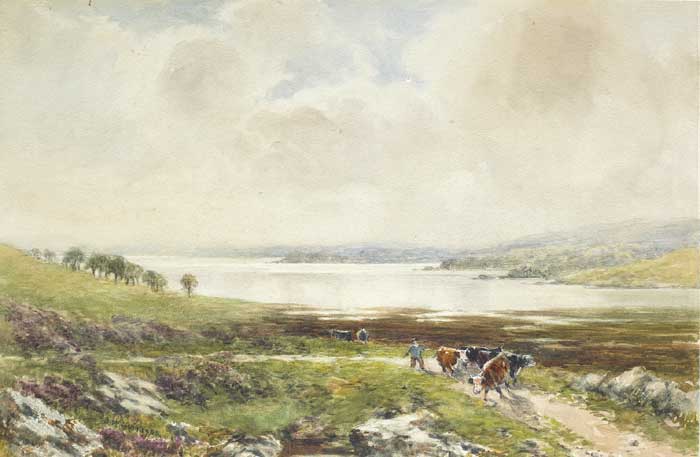 DISTANT VIEW OF LOUGH ESKE, COUNTY DONEGAL by William Bingham McGuinness RHA (1849-1928) at Whyte's Auctions