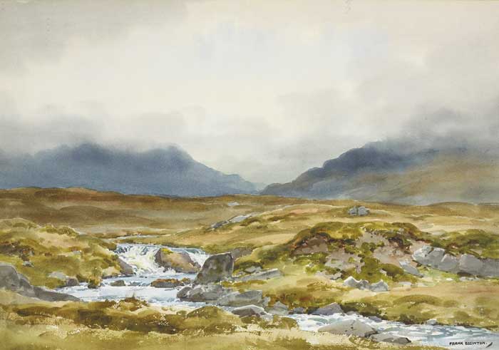 THE MAUMTURK MOUNTAINS, RECESS, CONNEMARA by Frank Egginton RCA (1908-1990) at Whyte's Auctions