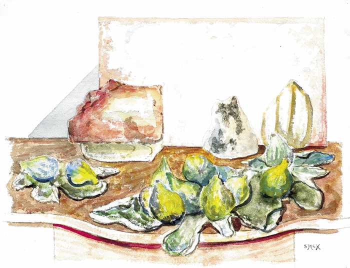 STILL LIFE WITH FIGS by Stephen McKenna PPRHA (1939-2017) at Whyte's Auctions