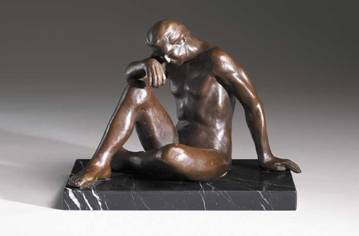 MALE NUDE by Cynthia Moran Killeavy  at Whyte's Auctions