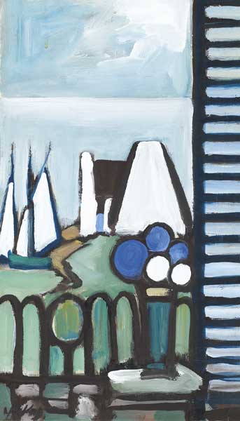 VIEW FROM A WINDOW by Markey Robinson (1918-1999) (1918-1999) at Whyte's Auctions