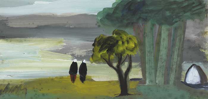 SHAWLIES AND TREES by Markey Robinson (1918-1999) at Whyte's Auctions