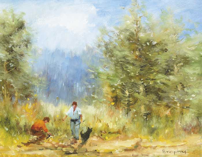 BOYS IN THE FOREST by Elizabeth Brophy (1926-2020) (1926-2020) at Whyte's Auctions