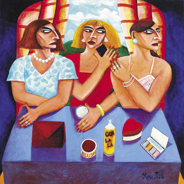 THREE WITCHES, 1996 by Graham Knuttel (b.1954) at Whyte's Auctions