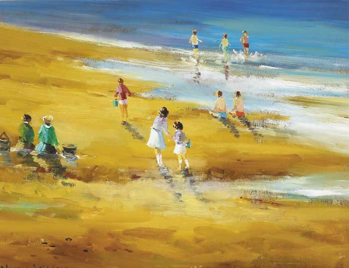DAY AT THE BEACH by Norman J. McCaig (1929-2001) (1929-2001) at Whyte's Auctions
