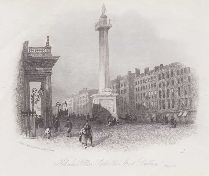 Circa 1840. Engravings of Dublin on letter sheets at Whyte's Auctions