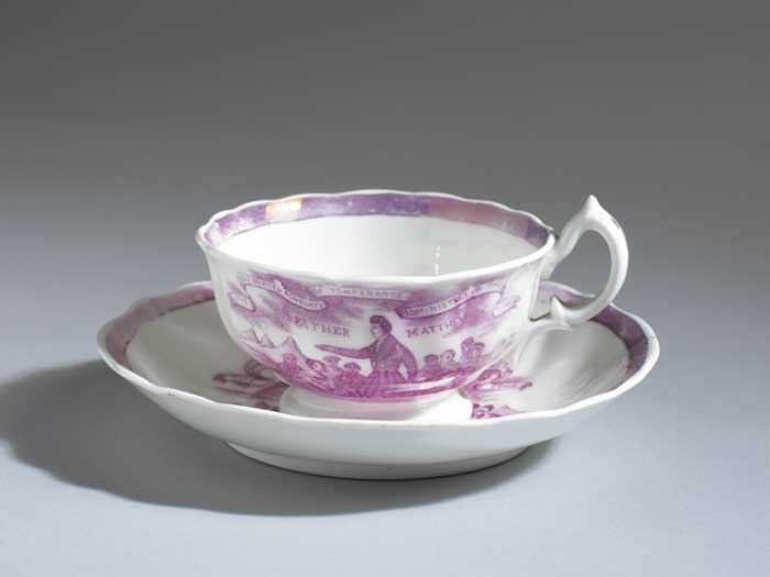 1856 Father Mathew (1790-1856) Commemorative Dish and Cup at Whyte's Auctions