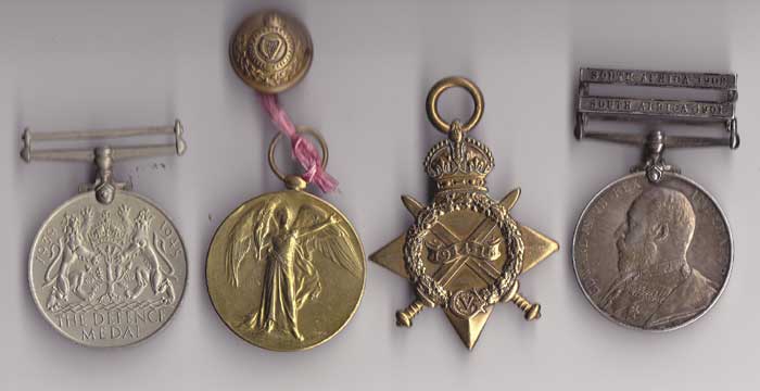 1914-18 Victory Medal to a Royal Dublin Fusilier and a Collection of other medals and militaria at Whyte's Auctions