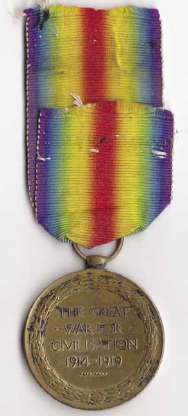 1914-18 World War I, Victory Medal to a Royal Irish Fusilier" at Whyte's Auctions