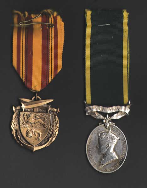 George VI Militia Medal for Efficient Service and 1940 Dunkerque Medal at Whyte's Auctions
