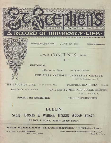 Hugh Kennedy St Stephens - A Record Of University Life at Whyte's Auctions
