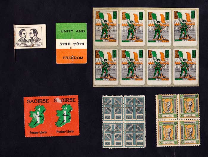 1907-1972 Republican Propaganda Stamps - small collection including 1907-08 Sinn Fin at Whyte's Auctions