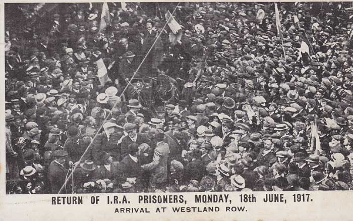1914-1935: Range of Scarce and rare picture postcards including 1914 Irish National Volunteers, 1917 Return of IRA Prisoners, Funeral of Victims of Belfast Riots etc" at Whyte's Auctions