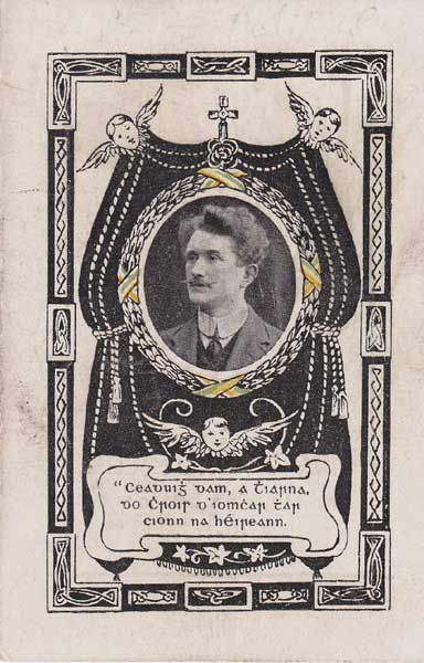 1917. Thomas Ashe, In Memoriam Card" at Whyte's Auctions