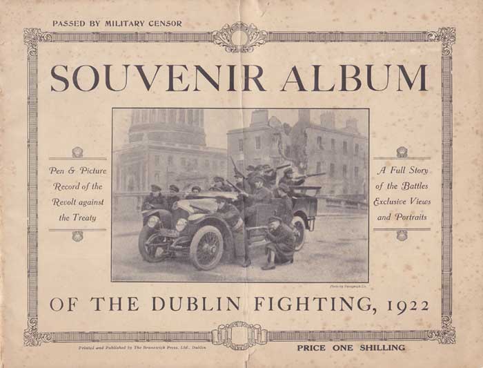 1922 (July/August) Souvenir Album of The Dublin Fighting at Whyte's Auctions