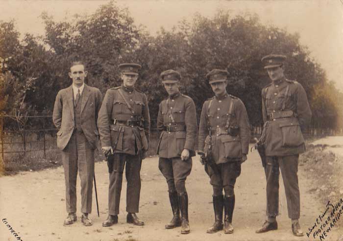 1922. A Rare Unpublished Original Photograph of General Michael Collins, General Emmet Dalton, Commandant Hugh Byrne and Others" at Whyte's Auctions