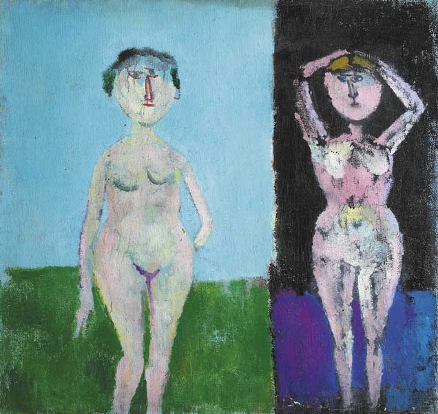 SELF PORTRAIT, DOUBLE NUDE by Stella Steyn (1907 - 1987) at Whyte's Auctions