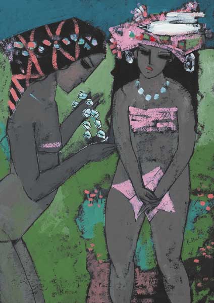 TAHITIAN GIRLS by Andre Roder (Hungarian, b.1933) (Hungarian, b.1933) at Whyte's Auctions