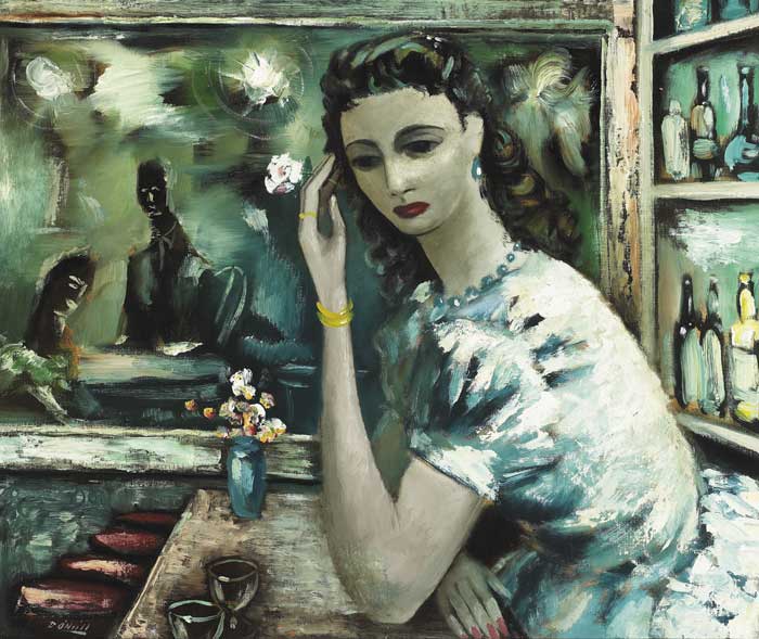 BARMAID by Daniel O'Neill (1920-1974) at Whyte's Auctions