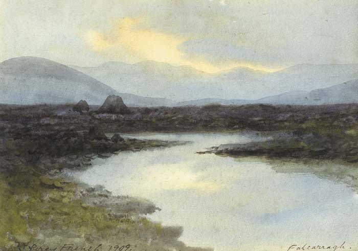 FALCARRAGH, COUNTY DONEGAL, 1909 by William Percy French (1854-1920) at Whyte's Auctions