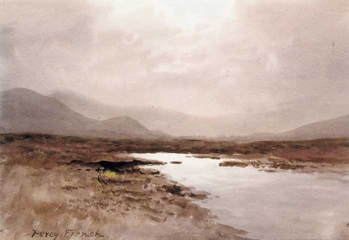 SUNLIGHT OVER BOG by William Percy French (1854-1920) at Whyte's Auctions