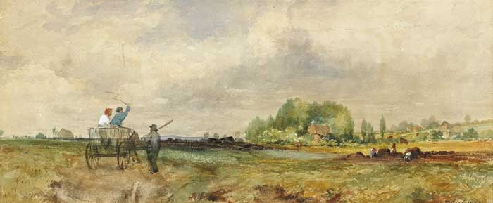 "THE HOUSE ON THE LEFT IN THE MID-DISTANCE IS MY STUDIO", 1862 by Erskine Nicol ARA RSA (1825-1904) at Whyte's Auctions