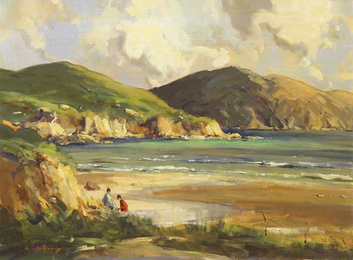 DONEGAL COAST NEAR DUNFANAGHY by George K. Gillespie RUA (1924-1995) at Whyte's Auctions