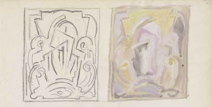 RELIGIOUS ABSTRACT by Mainie Jellett (1897-1944) at Whyte's Auctions