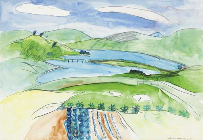 LAKE LANDSCAPE by Se�n McSweeney HRHA (b.1935) at Whyte's Auctions